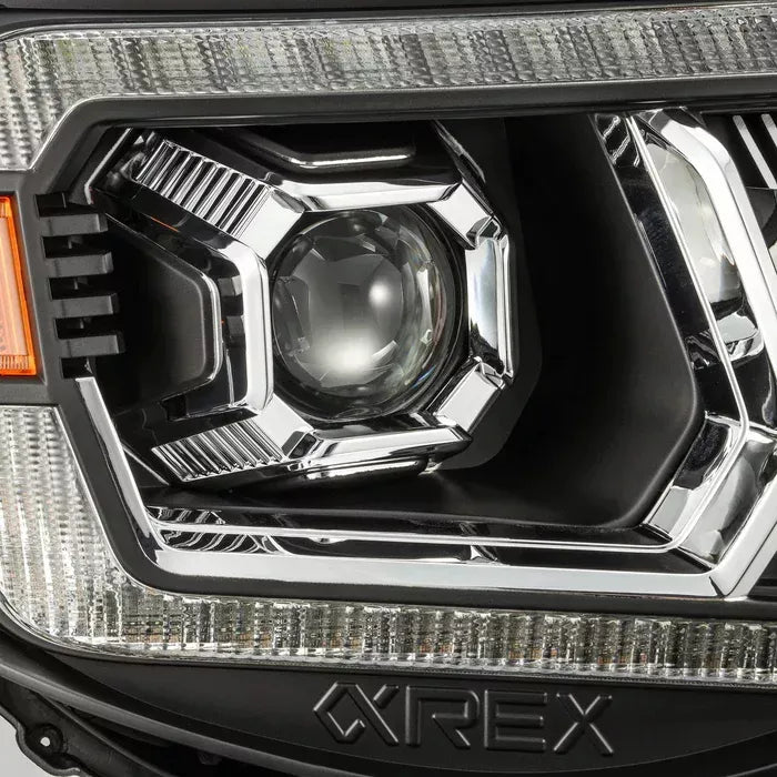 Faros Tacoma 2005-2011 Alpharex Negro Con Led Drl