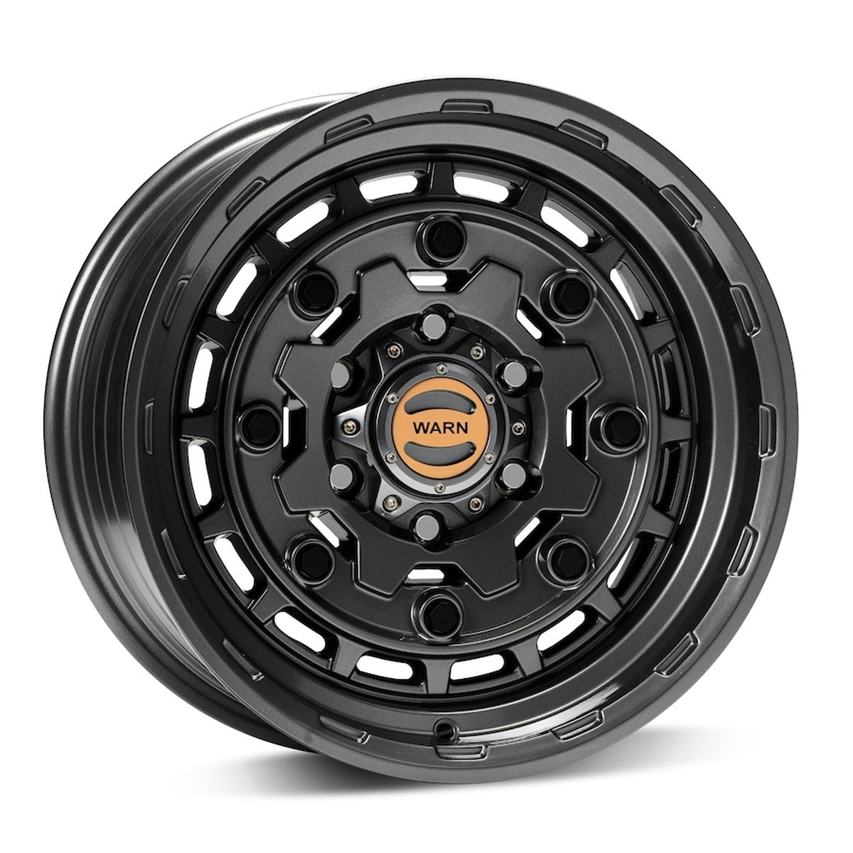 RINES WARN 17X8.5 6X139.7 CB106.1 ET0 JACK HAMMER NEGRO