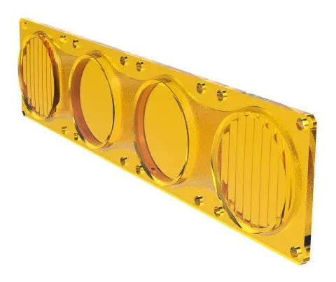 Protector Lente Ambar Para Led Flex Era Barra Alta Calidad