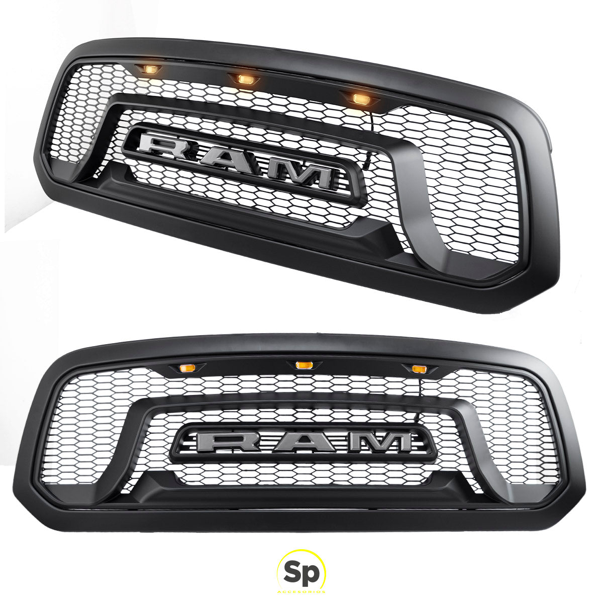 PARRILLA LED TIPO REBEL PARA DODGE RAM 1500 2013 - 2018