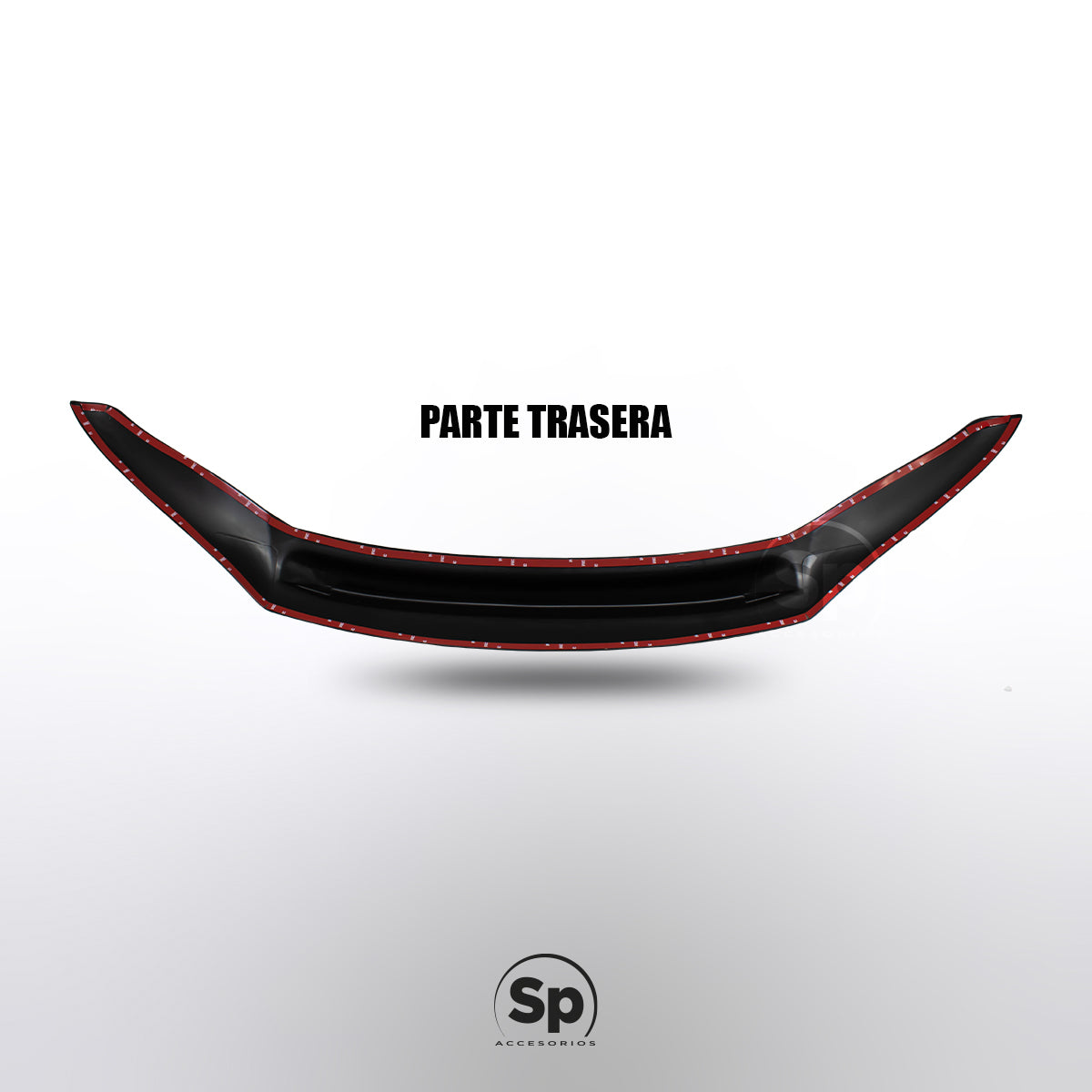 DEFLECTOR BOTA AGUAS DE COFRE CON LUZ LED PARA TOYOTA HILUX 2016 - 2023