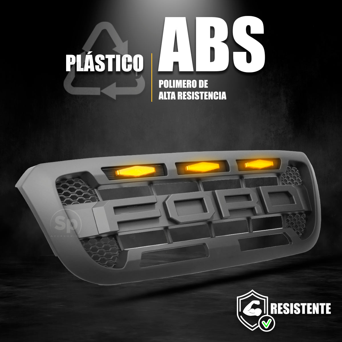 PARRILLA FRONTAL PARA FORD RANGER 2008 - 2011