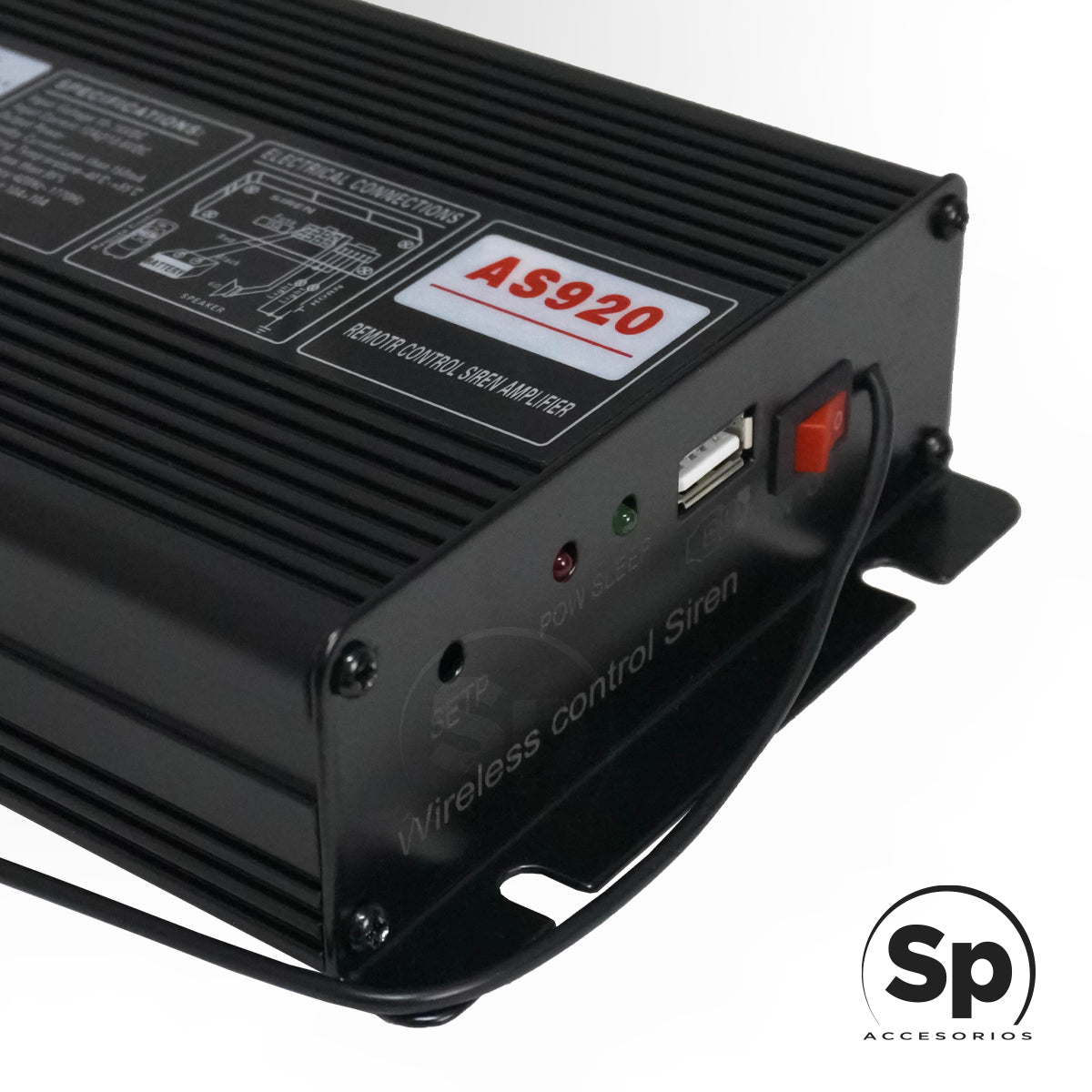 SIRENA DE ALARMA 12V 200W UNIVERSAL