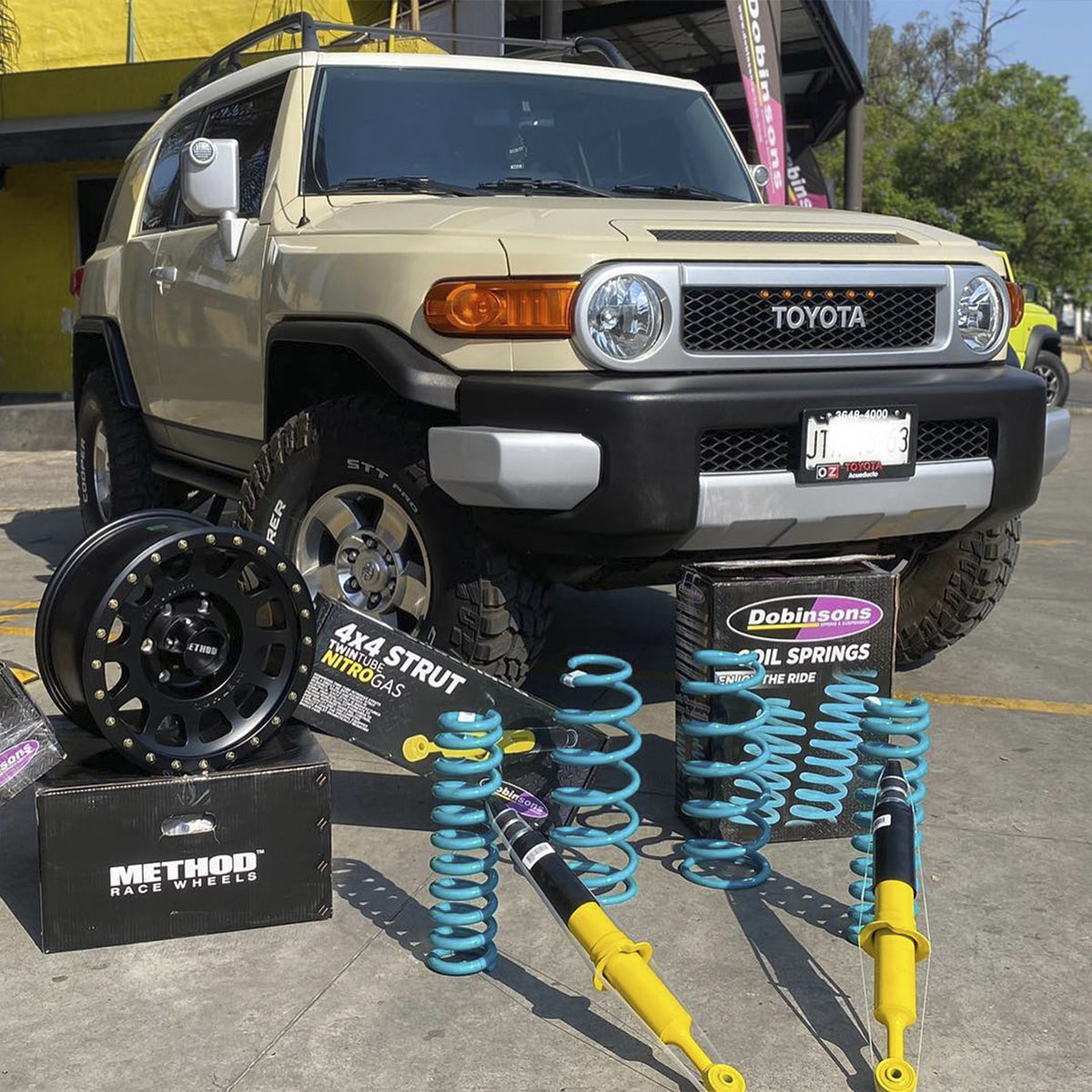 SUSPENSION DOBINSONS TWIN TUBE LIFT KIT 2.5" PARA TOYOTA FJ 2007-2014