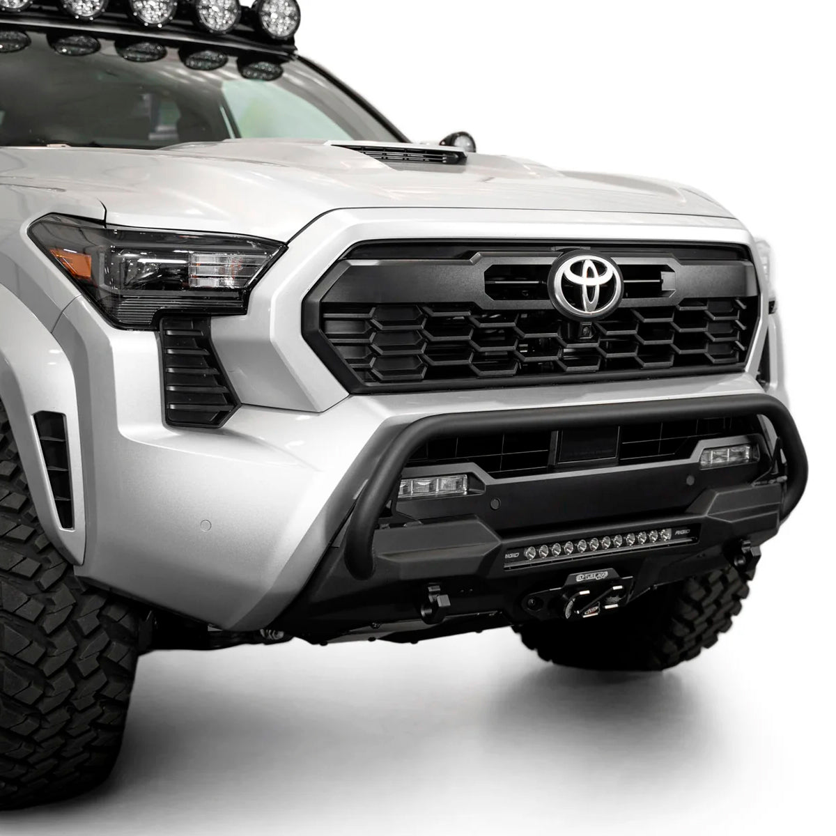 DEFENSA DELANTERA MONTAJE CENTRAL PARA WINCH PARA TOYOTA TACOMA 2024+