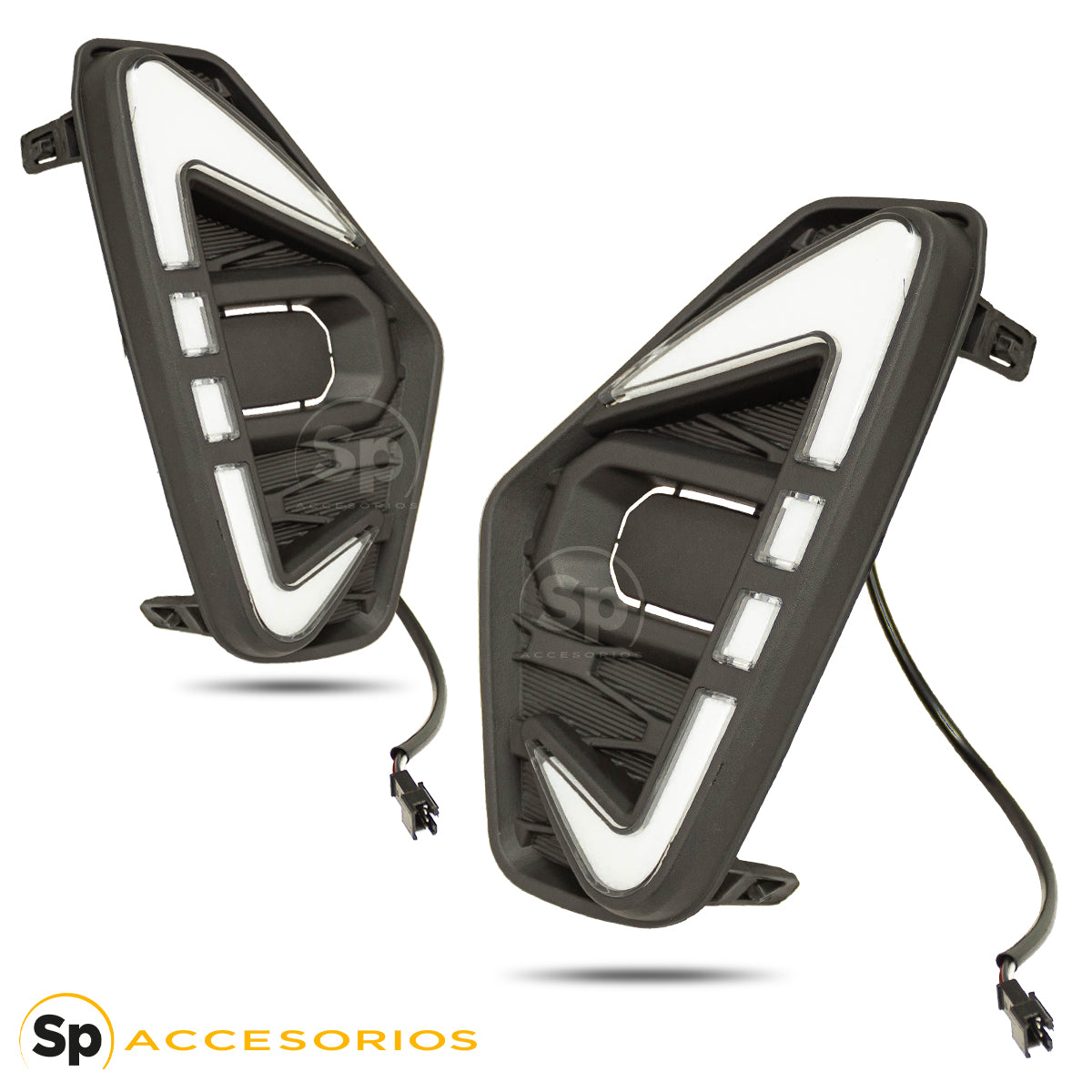 NIEBLAS PRO4X BISEL DRL LED PARA NISSAN NP300 FRONTIER 2021 A 2022