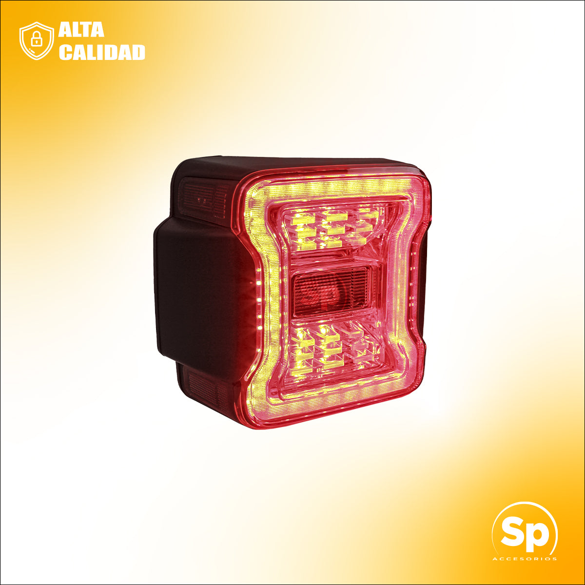 CALAVERAS LED ROJAS JEEP WRANGLER JK 2007 - 2018