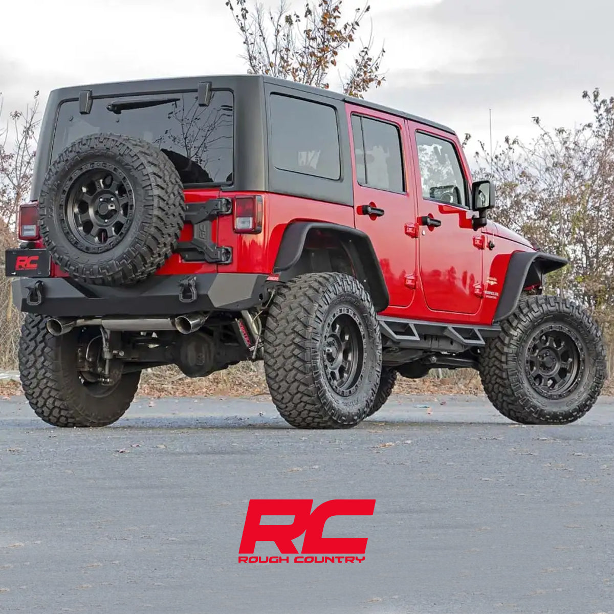 SOPORTE DE NEUMÁTICOS SERVICIO PESADO ROUGH COUNTRY PARA JEEP WRANGLER JK
