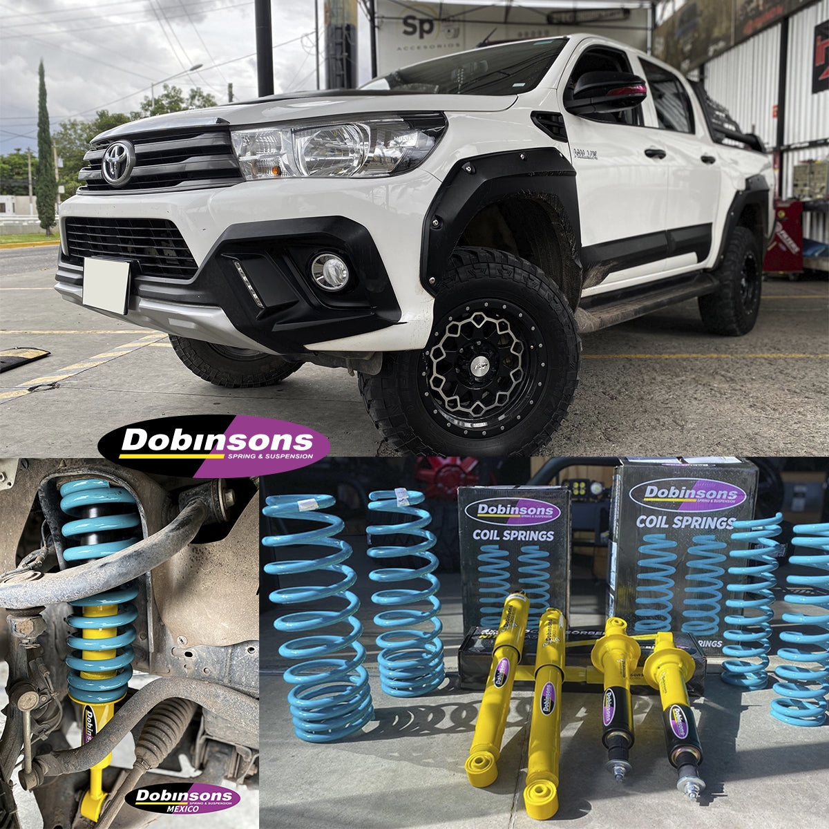 SUSPENSION DOBINSONS TWIN TUBE LIFT KIT 2.5" PARA TOYOTA HILUX