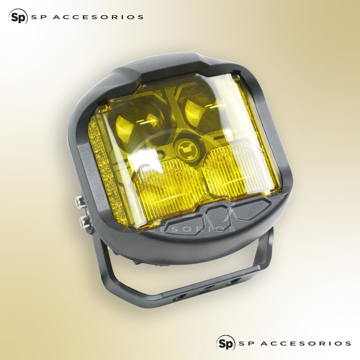 PAR DE LUCES LED SPOT AMBAR OFF ROAD