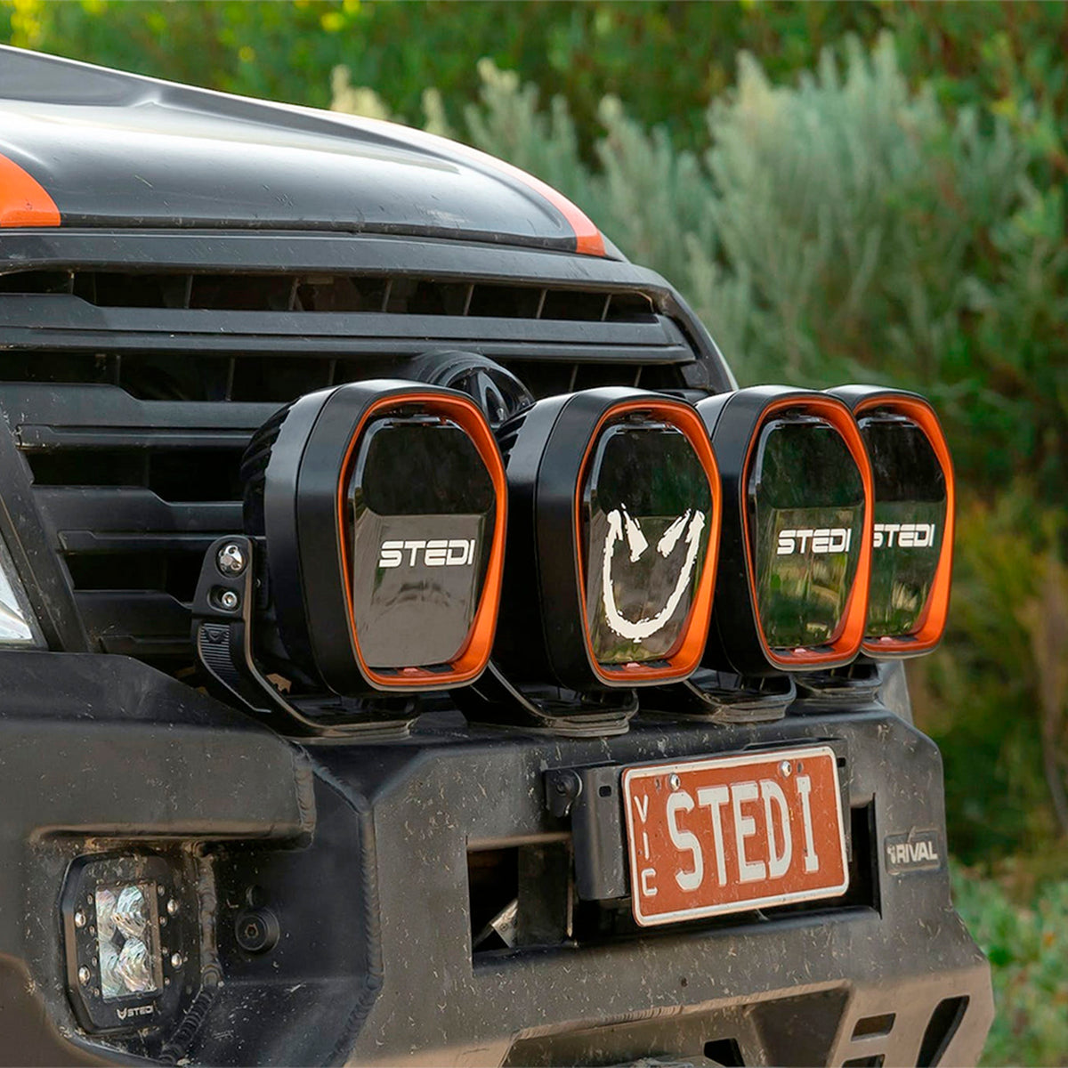 TYPE-X™ EVO 7 INCH BLACK OUT COVER SMILEY