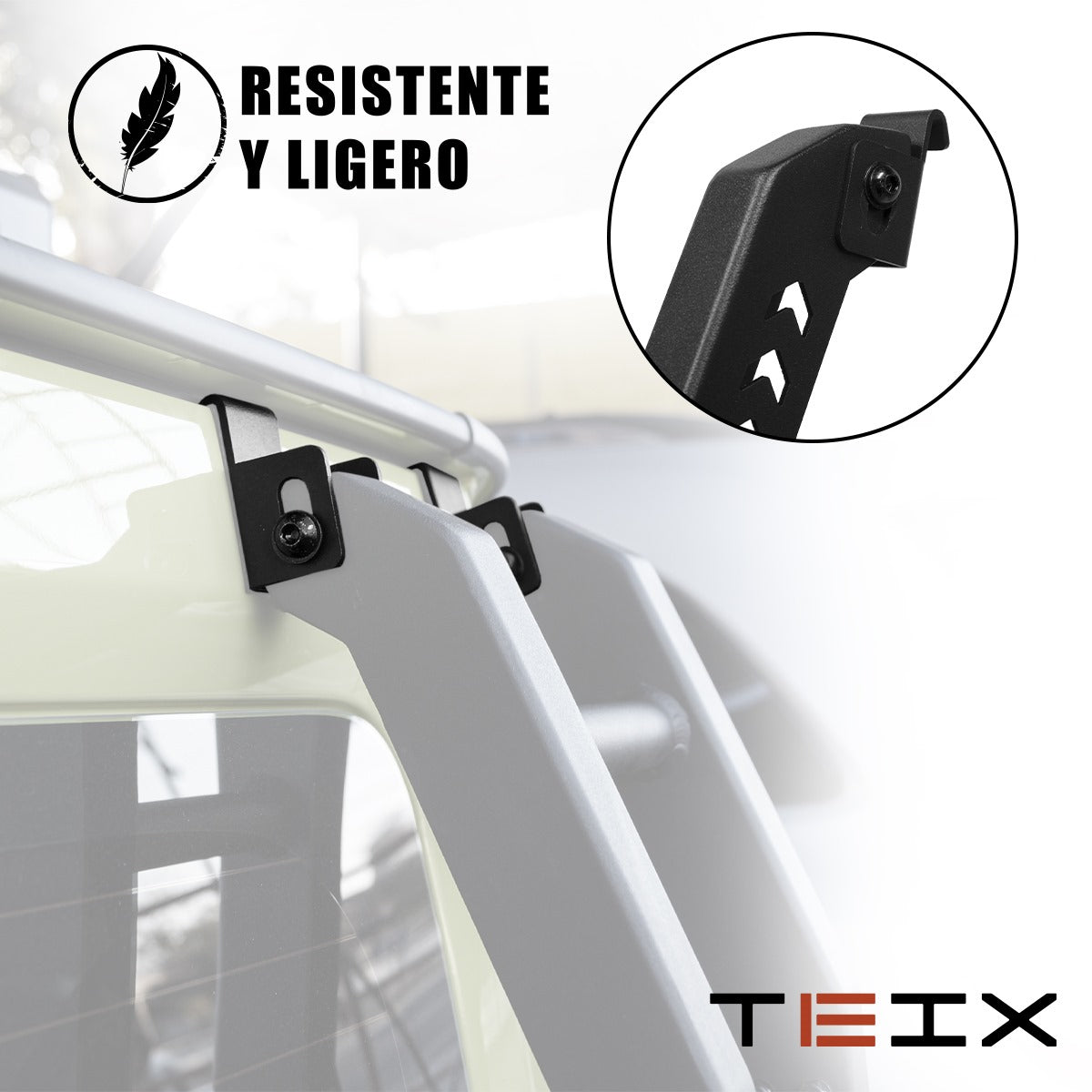 ESCALERA TRASERA PARA LLANTA GRANDE TEIX OFF ROAD SUZUKI JIMNY 2019-2024