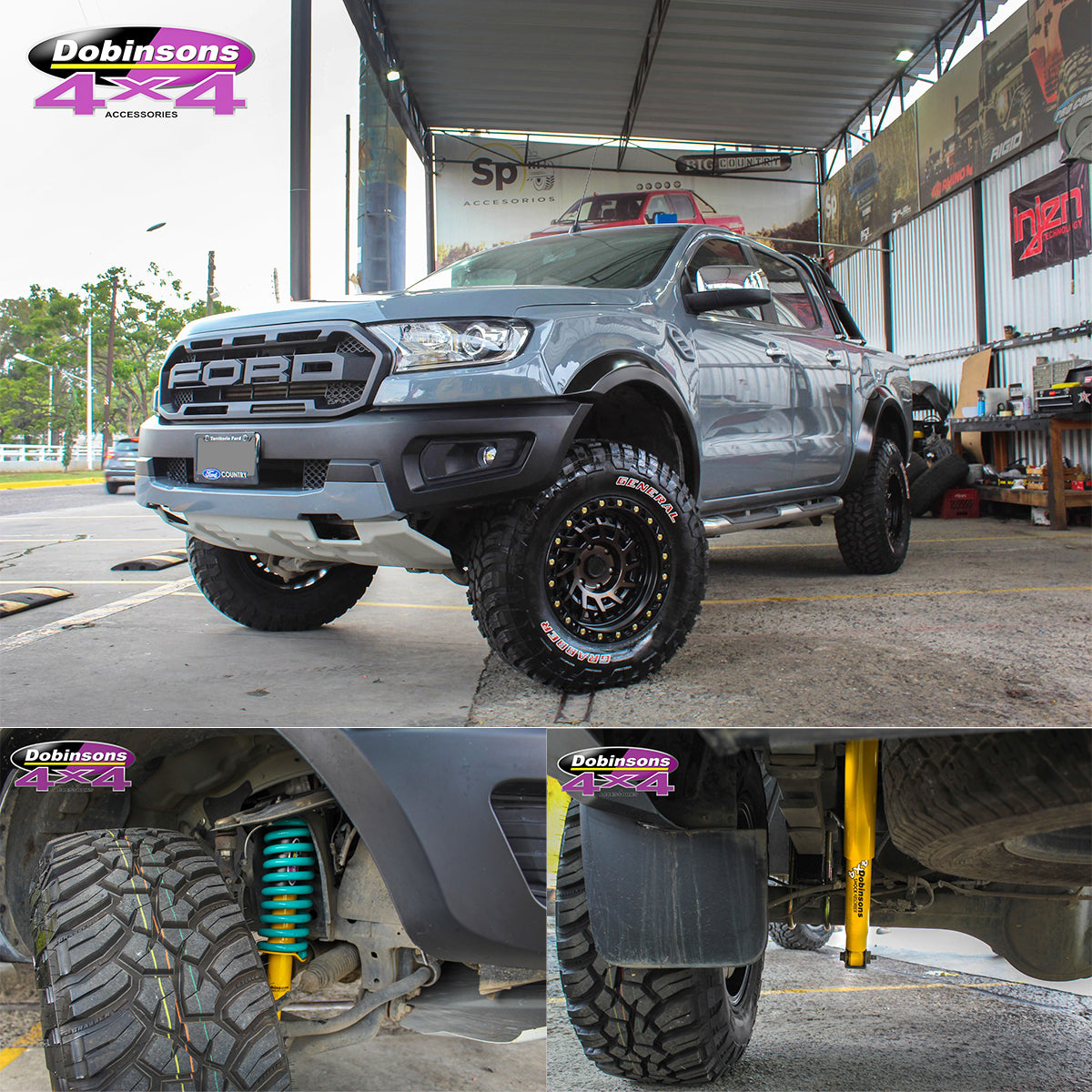 SUSPENSION DOBINSONS TWIN TUBE LIFT KIT 3" PARA FORD RANGER 2020 - 2022