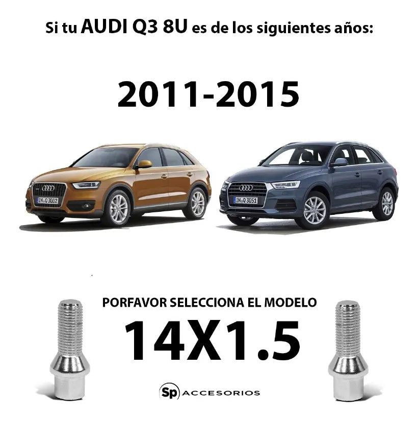 Set 20pz Birlo Tornillo Para Audi Q3 8u: 2011-2015 2.0td