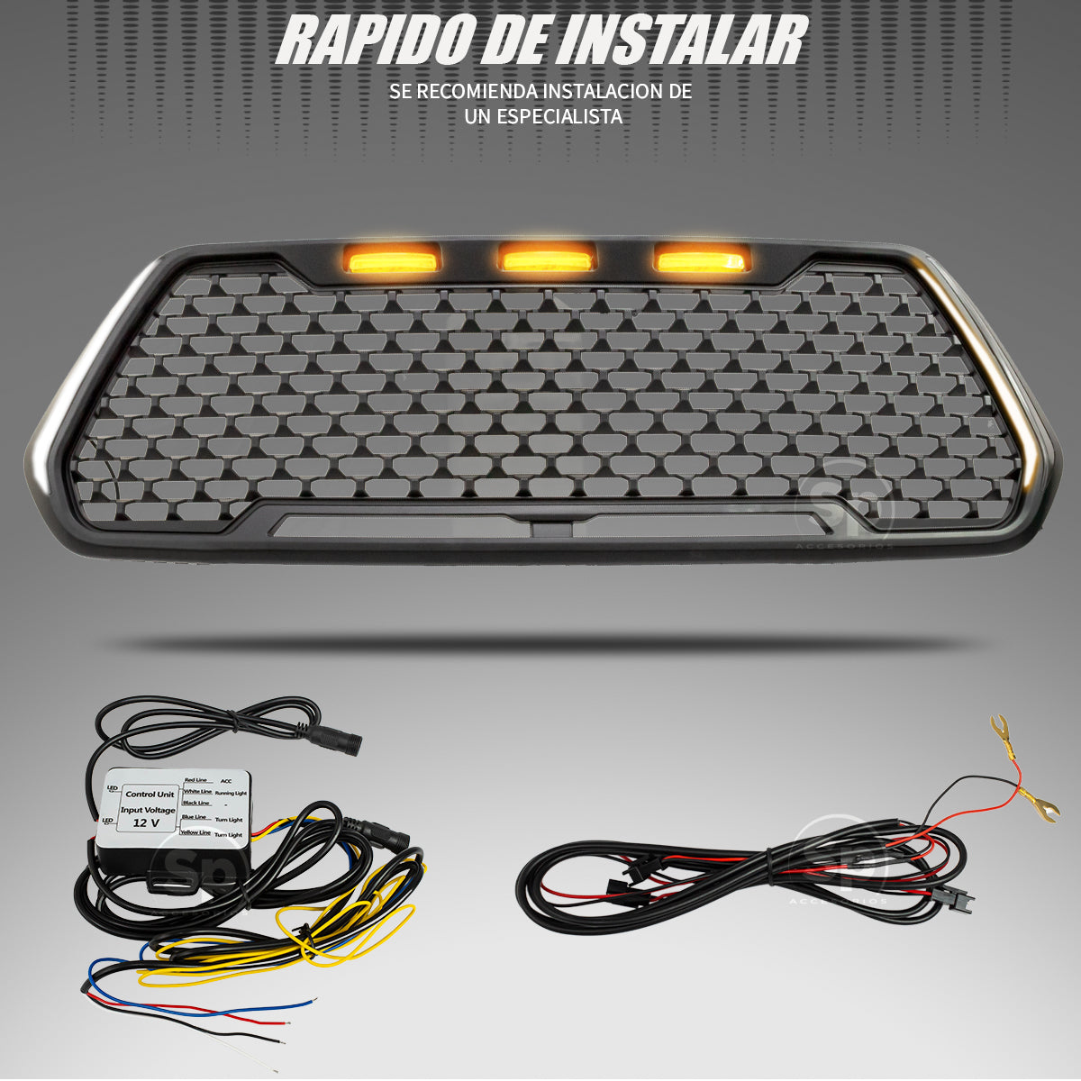 PARRILLA FRONTAL TOYOTA TACOMA SPORT 2016 A 2022