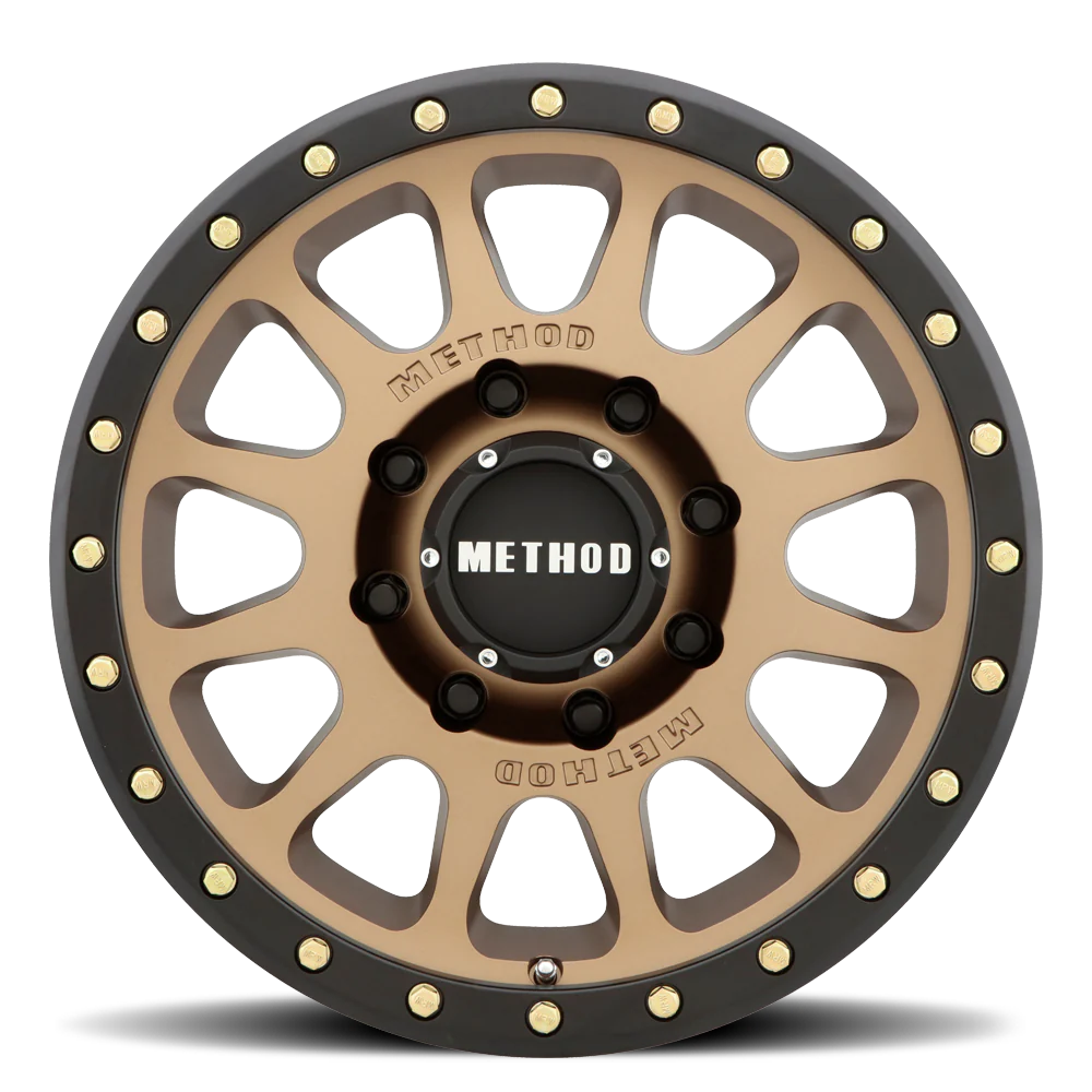 RINES 17X8.5 6X139.7 CB108 MR305 NV BRONZE - MATTE BLACK LIP