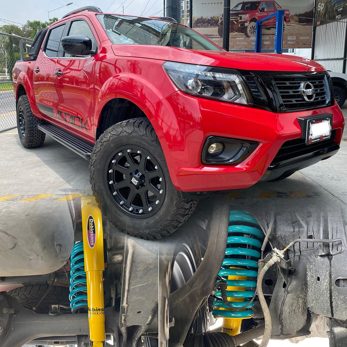 SUSPENSION DOBINSONS TWIN TUBE LIFT KIT 2" PARA NISSAN FRONTIER NP300 DIESEL