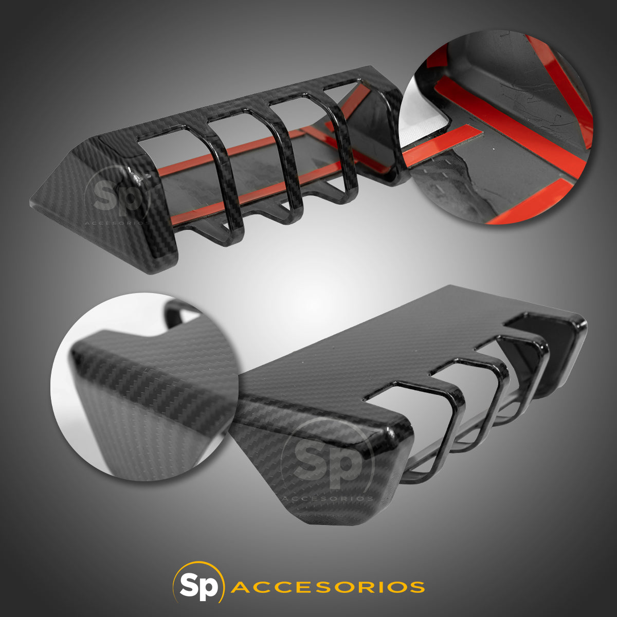 EMBELLECEDOR SWITCH PANEL DE FIBRA CARBONO PARA SUZUKI JIMNY 2020 - 2021