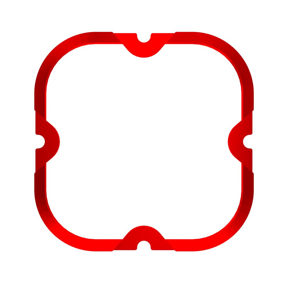 ANILLO DE 1 BISEL - RECUBIERTO ED - ROJO PARA FLEX ERA® 4