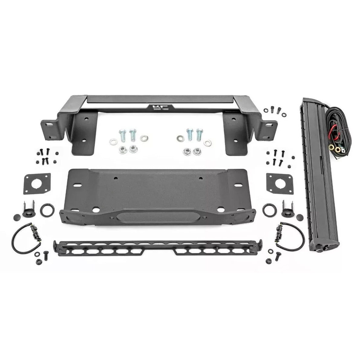 MONTAJE DEFENSA ORIGINAL BASE WINCH FORD BRONCO 2021 A 2023