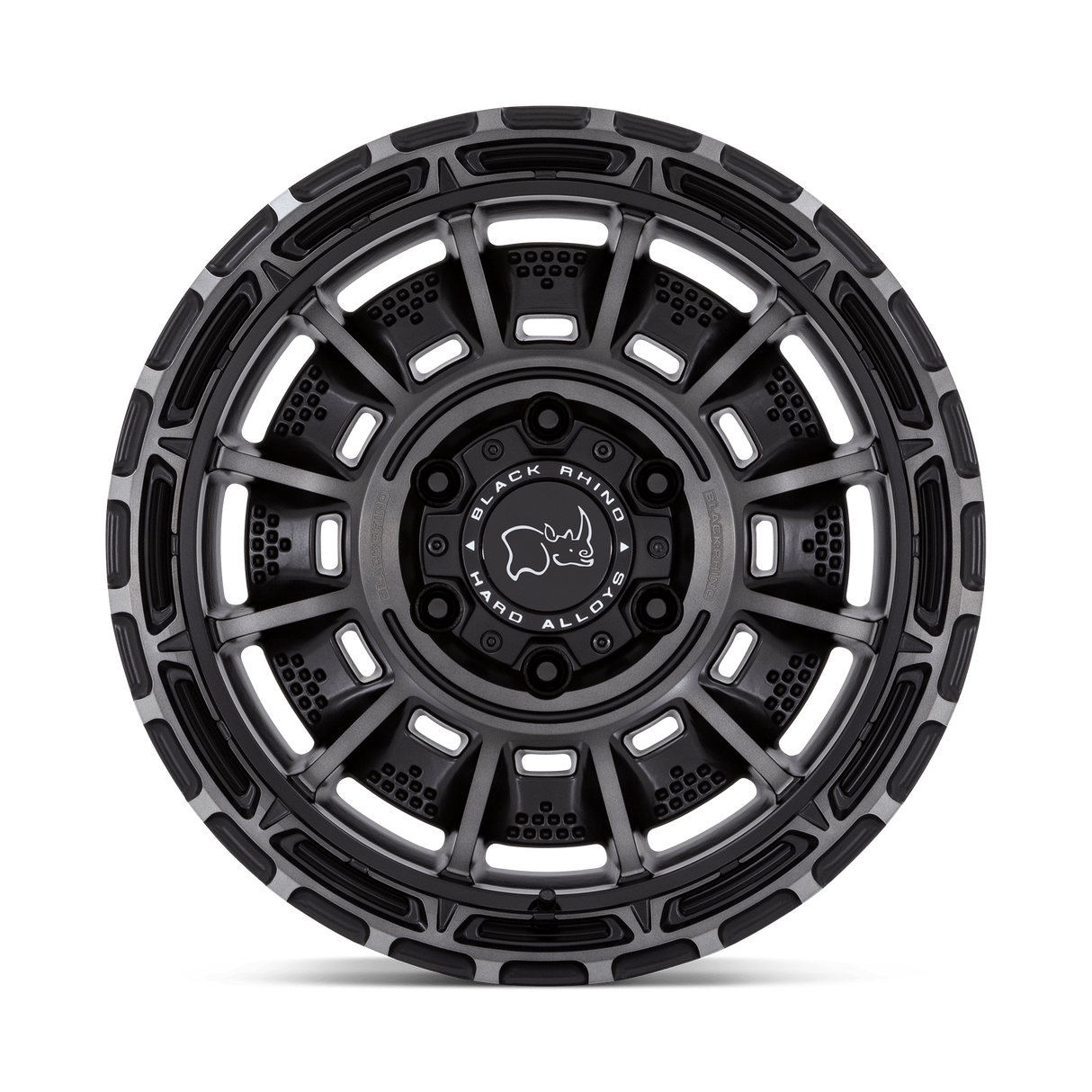 RINES BLACK RHINO 17X9 6X139.7 CB106.1 ET0 LEGION MATTE BLACK GRAY TINT