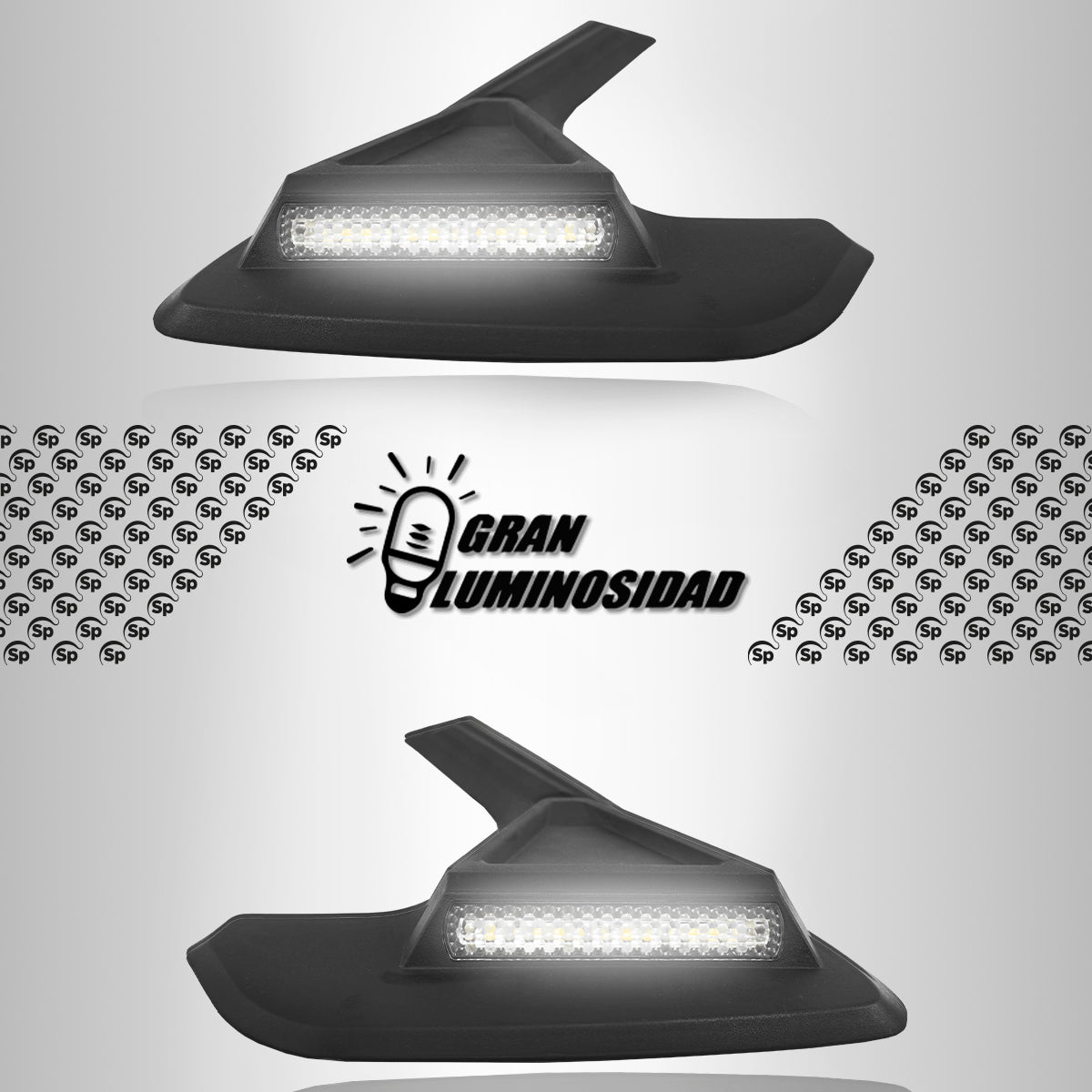 LUZ LED CANTONERA TOMA DE AIRE PARA JEEP WRANGLER JL 2018 - 2024 Y JEEP GLADIATOR 2019 - 2024