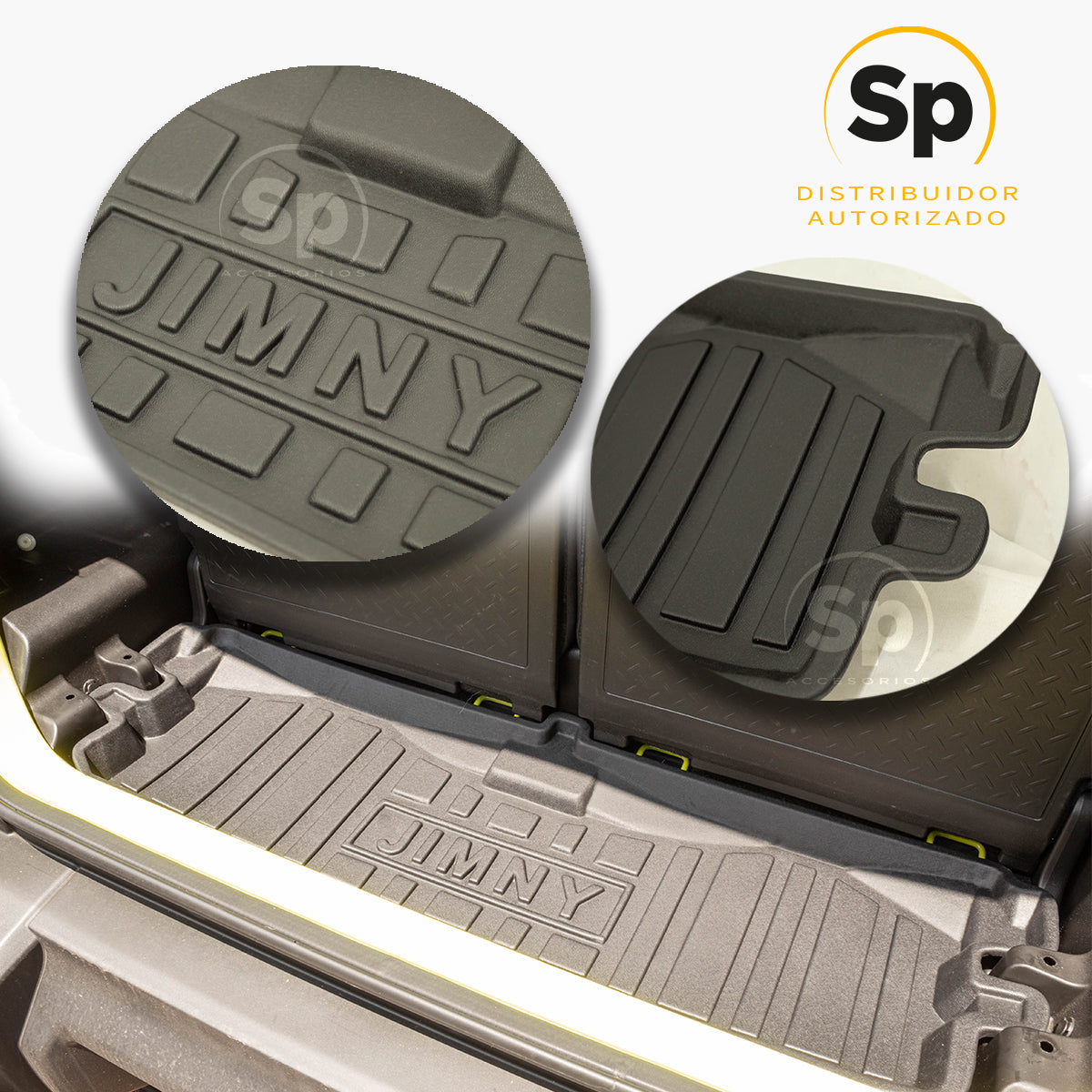 TAPETE DE CAJUELA USO RUDO TIPO CHAROLA PARA SUZUKI JIMNY 2020 - 2023