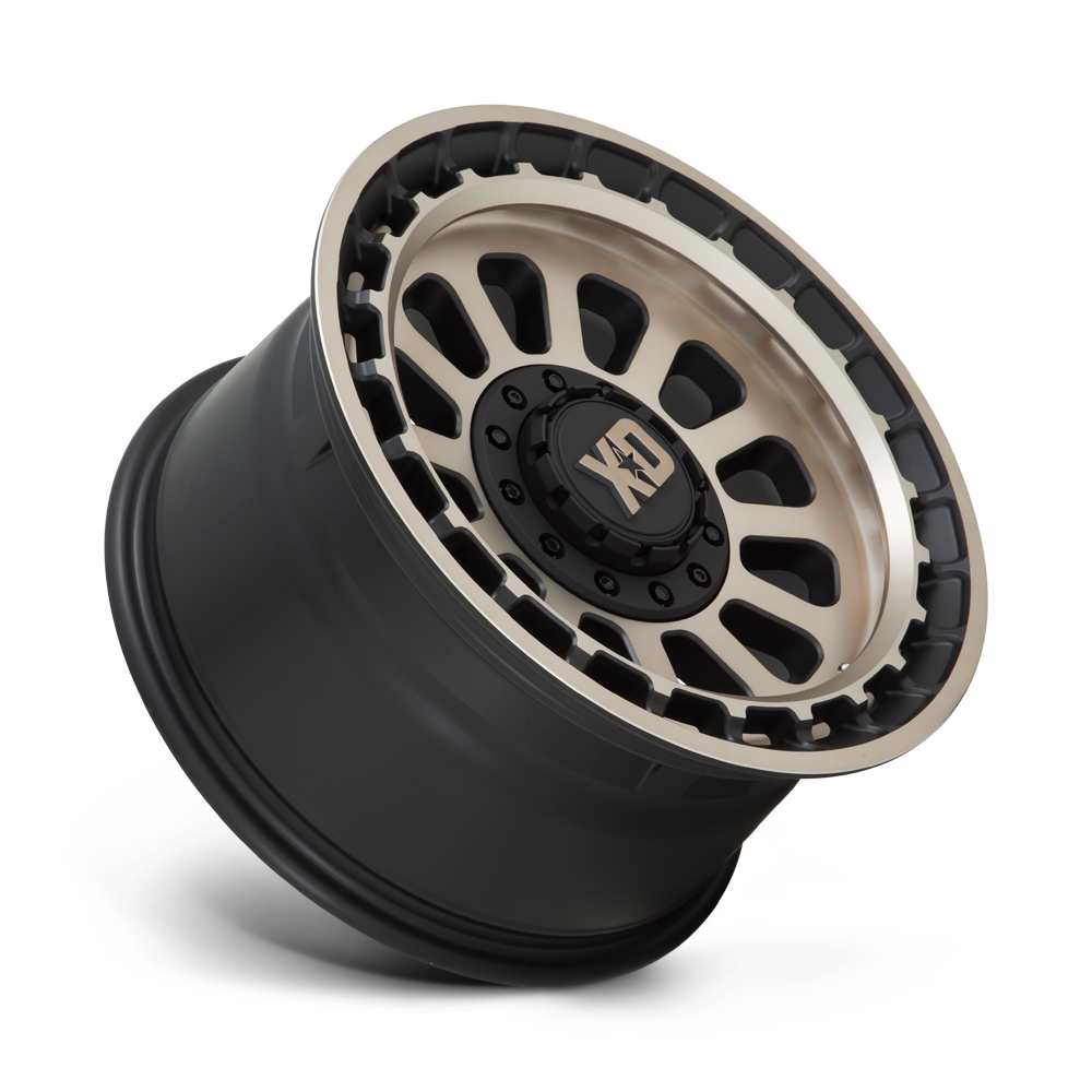 RINES KMC 17X9 6X135 / 139.7 CB106.1 XD856 OMEGA SATIN BLACK W/ BRONZE TINT