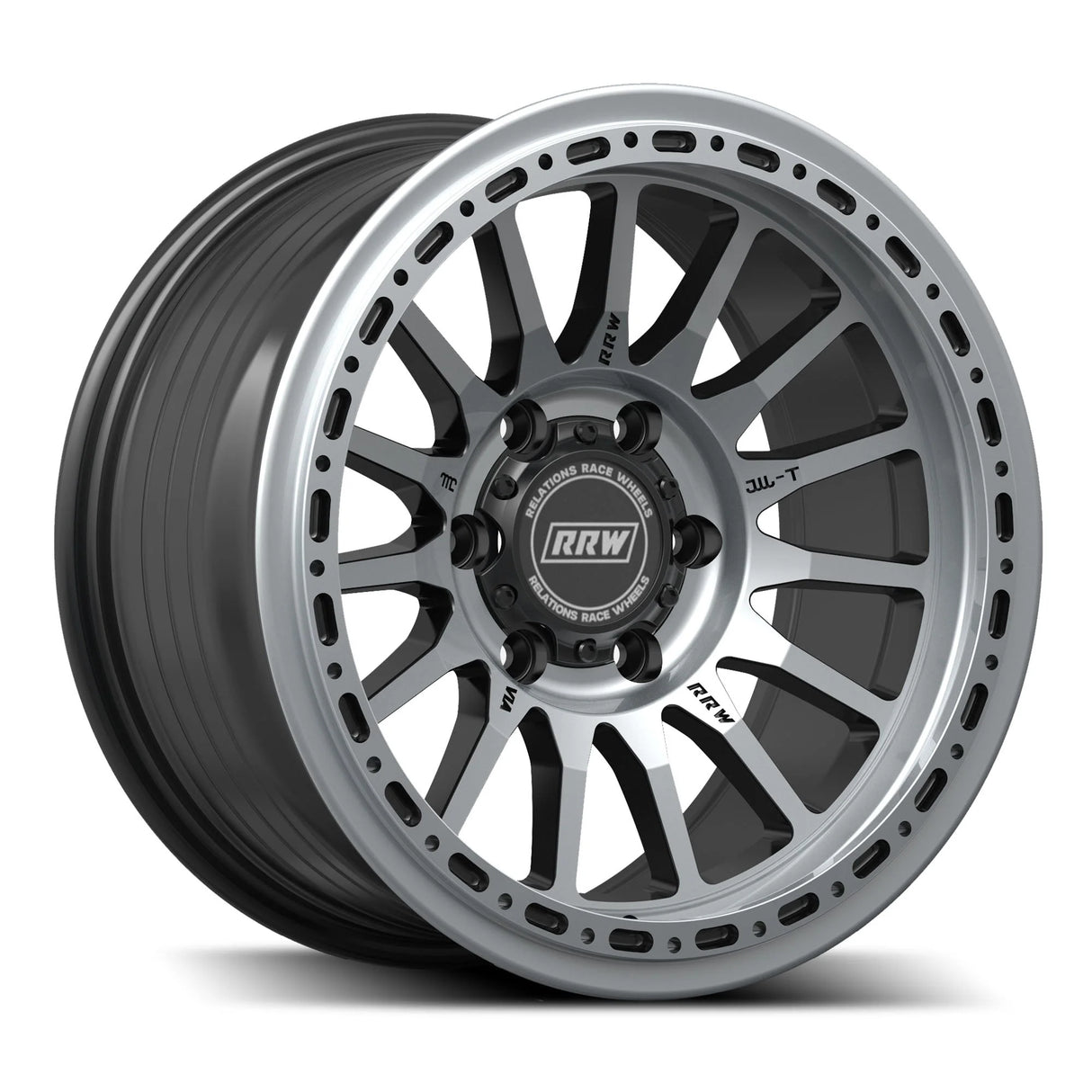 RINES RRW RR7-H 17X8.5 6X5.5 OFFSET 0 MATTE GUNMETAL