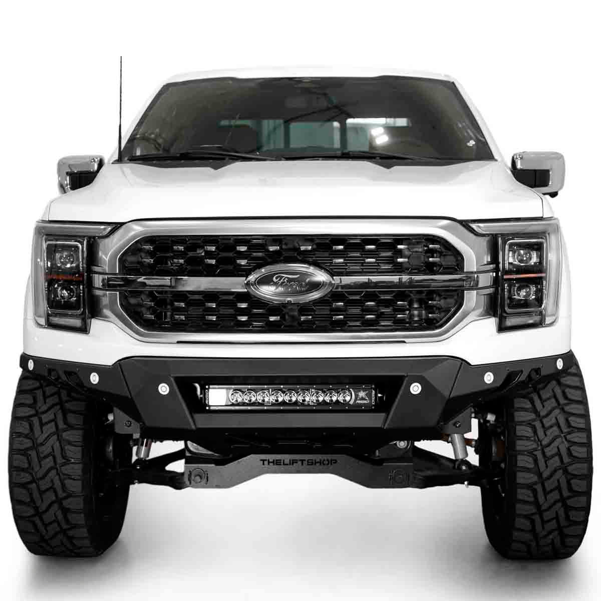 DEFENSA DELANTERA BLACK LABEL PARA FORD F-150 2021 - 2023