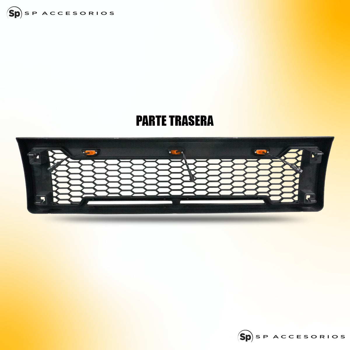 PARRILLA LUZ LED AMBAR PARA FORD F150 1987 - 1991