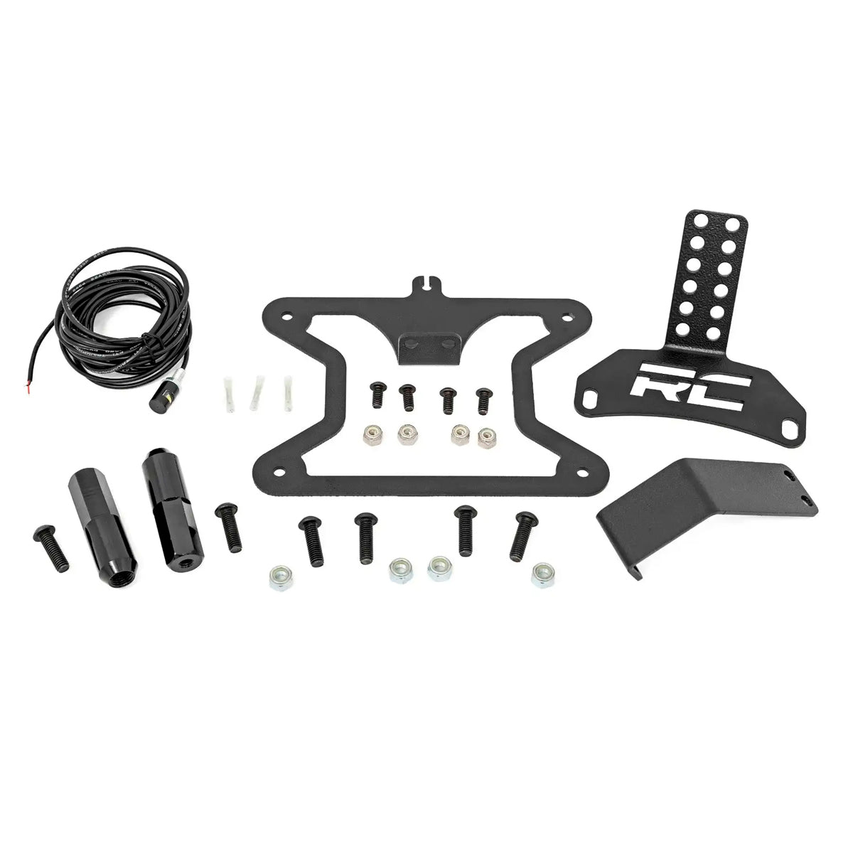 SOPORTE DE REUBICACIÓN DE MATRICULA ROUGH COUNTRY PARA FORD BRONCO 2021 - 2024
