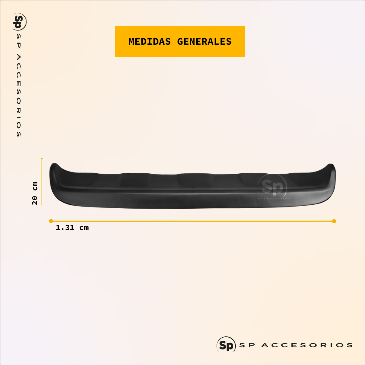 SPOILER DE TECHO TIPO BRABUS GWAGON PARA SUZUKI JIMNY 2020 - 2024