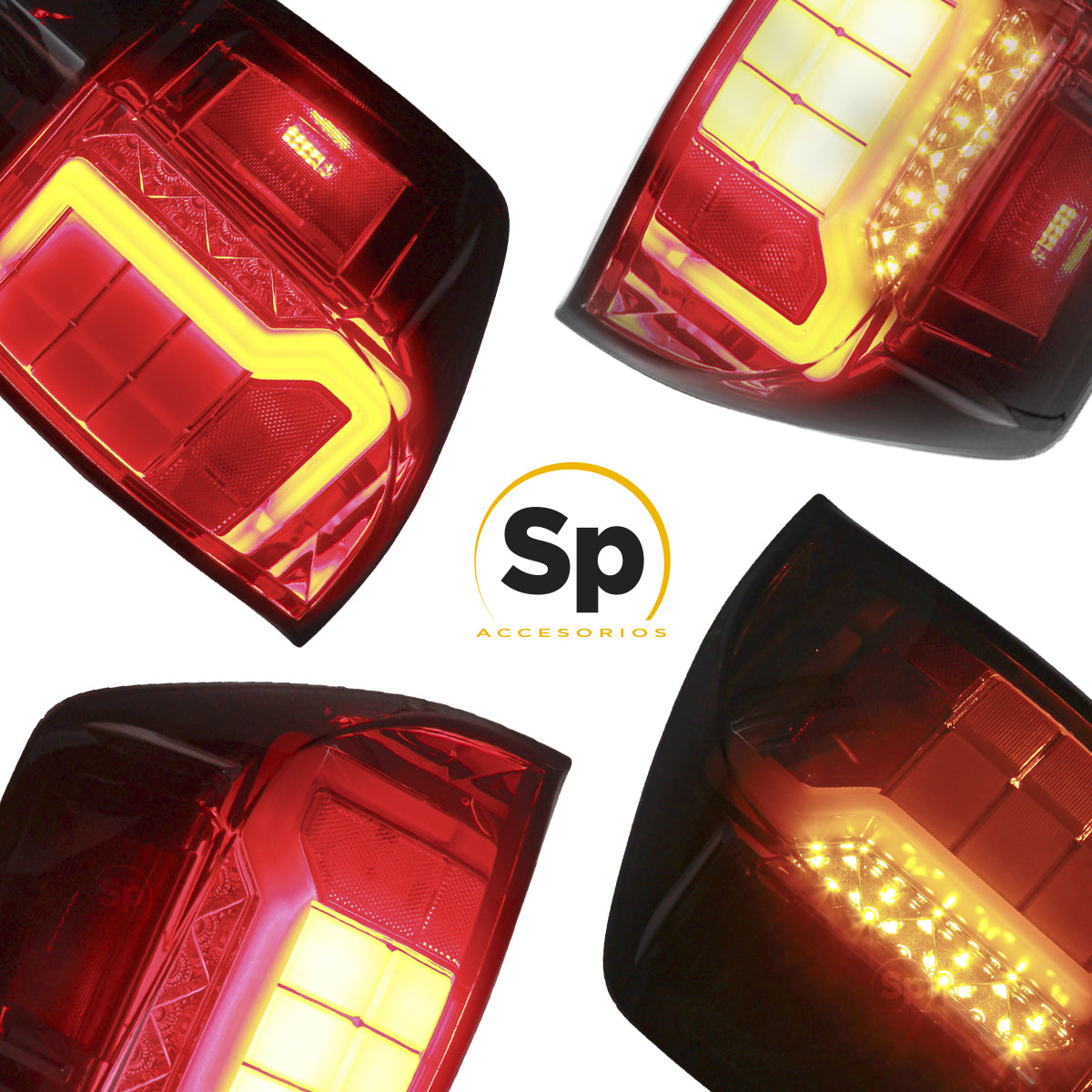 JUEGO DE CALAVERAS AHUMADAS TOYOTA TACOMA 2016-2023