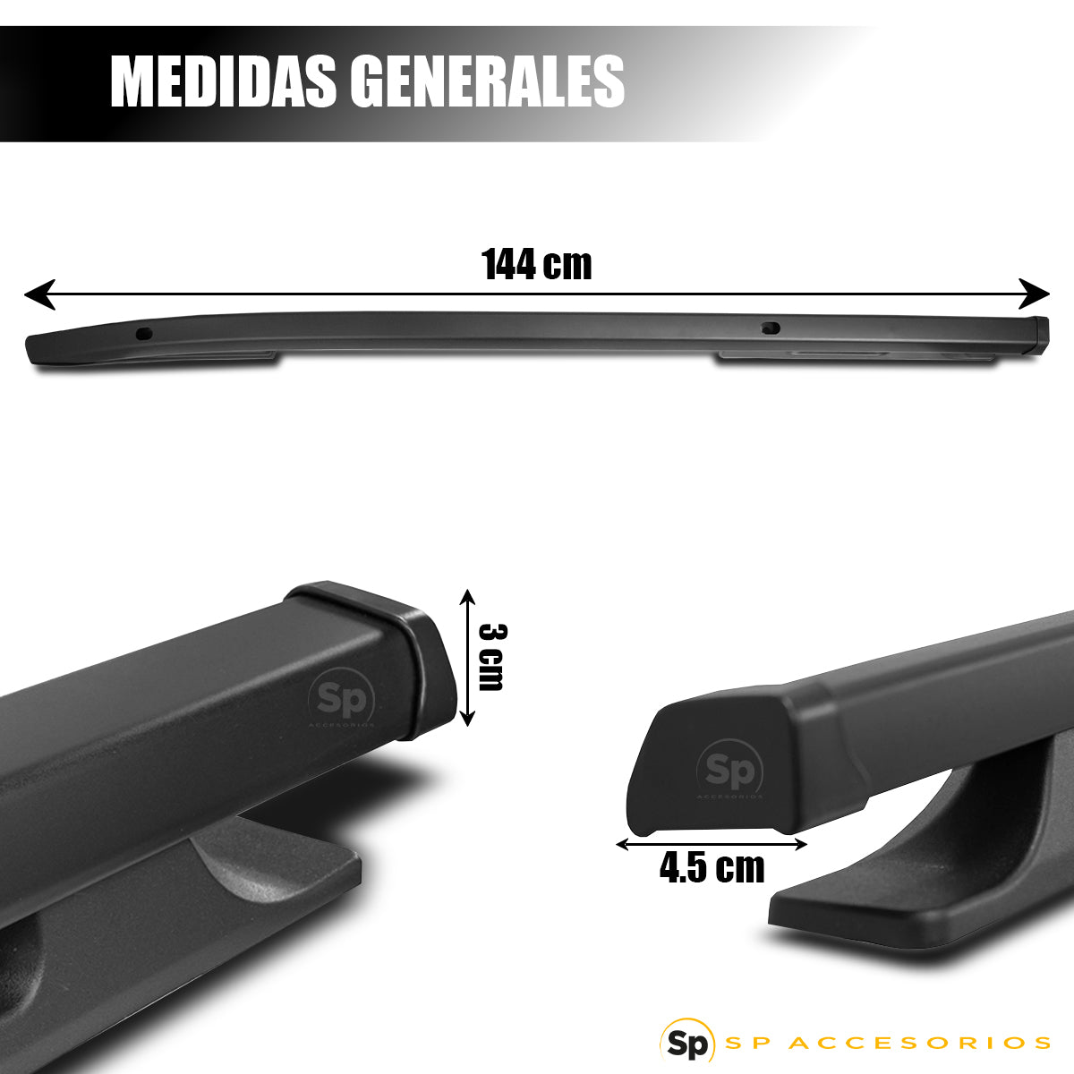 BARRAS DE TECHO PORTAEQUIPAJE PARA MITSUBISHI L200 2016 - 2022 TIPO OEM