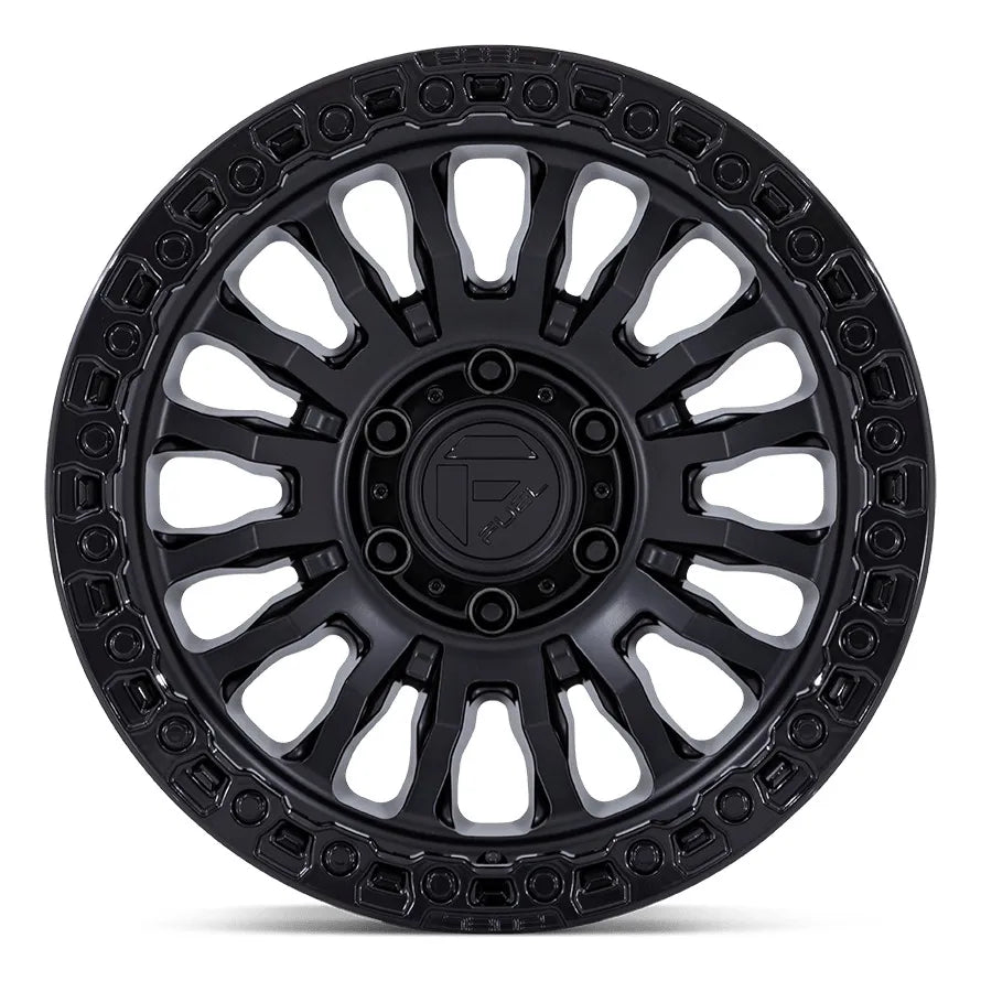 Rin Fuel 17x8.5 6x139.7 Matte Black Para Fj Cruiser 2007-14 Rin0706 Fc857-rincon - Matte Black W-gloss Black Lip