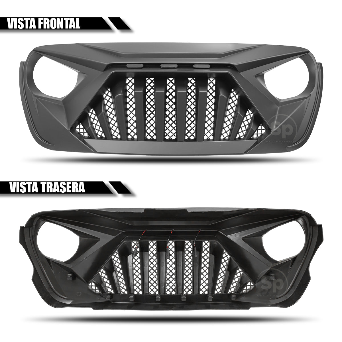 PARRILLA ANGRY PARA JEEP WRANGLER JL 2018 - 2024