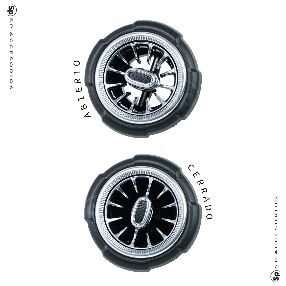 REJILLA VENTILAS DE AIRE ACONDICIONADO LED PARA SUZUKI JIMNY 2019 - 2024