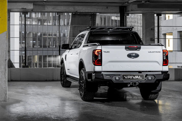DEFENSA TRASERA RIVAL DE ALUMINIO FORD RANGER 2023+