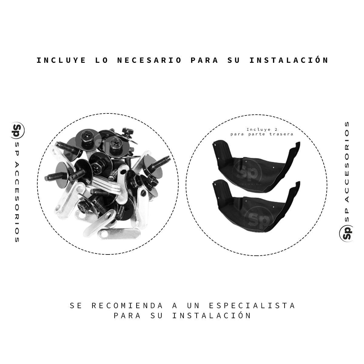 TOLVAS TRASERAS PLÁSTICAS OEM PARA FORD F150 LOBO 2021 - 2024