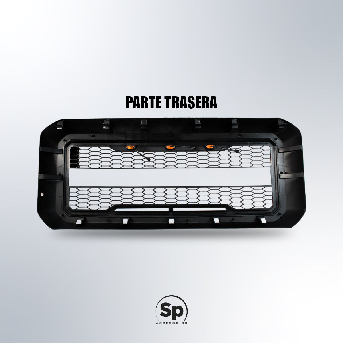PARRILLA TIPO RAPTOR CON LEDS AMBAR PARA FORD F-250 F- 350 2011 - 2016