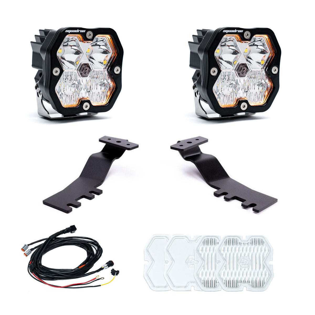 KIT DE BASES Y FAROS BAJA DESIGNS TOYOTA 4RUNNER 2025+ SQUADRON PILAR