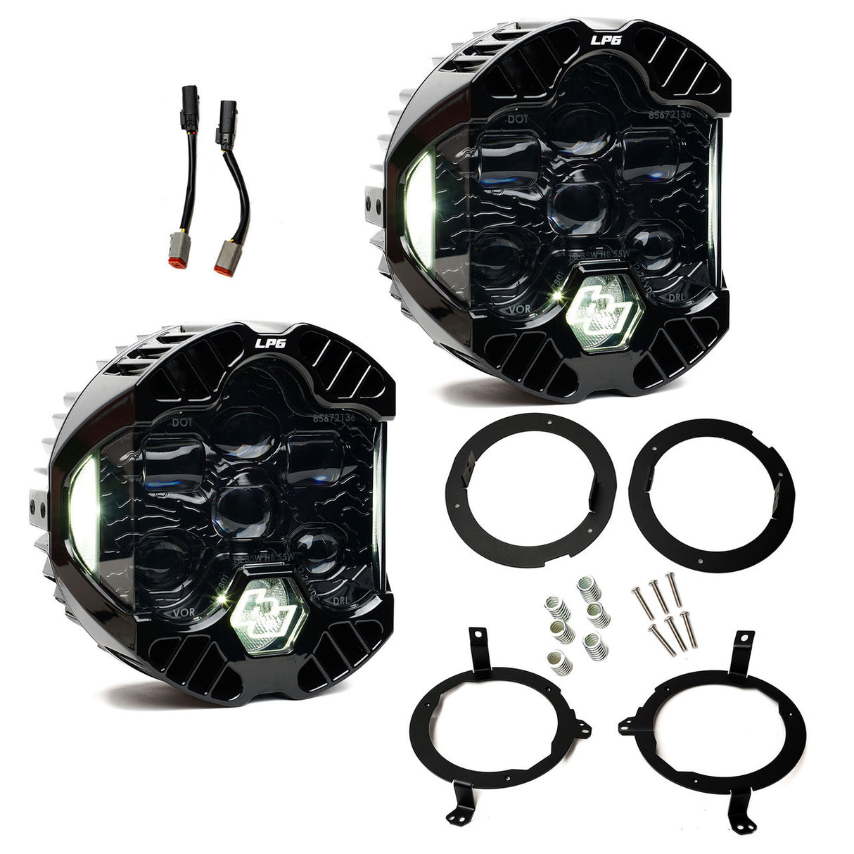 Faros Led Lp6 Dot Blanco Jeep Gladiator 2020-2k25