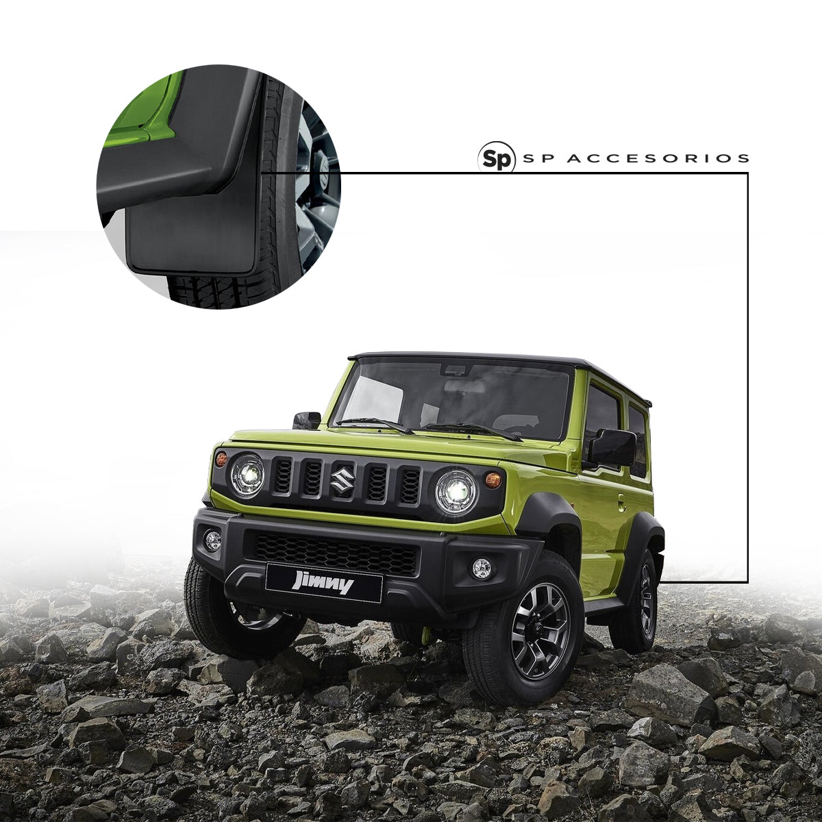 LODERAS SALPICADERA SUZUKI JIMNY 2019 - 2024 SET DE 4 PIEZAS