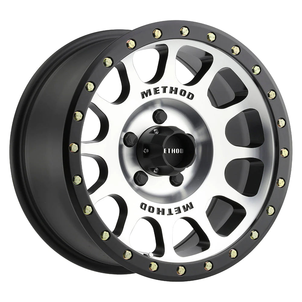 RINES METHOD MR305 NV 17X8.5 6X139.7 CB108 ET0 MACHINED-MATTE BLACK LIP