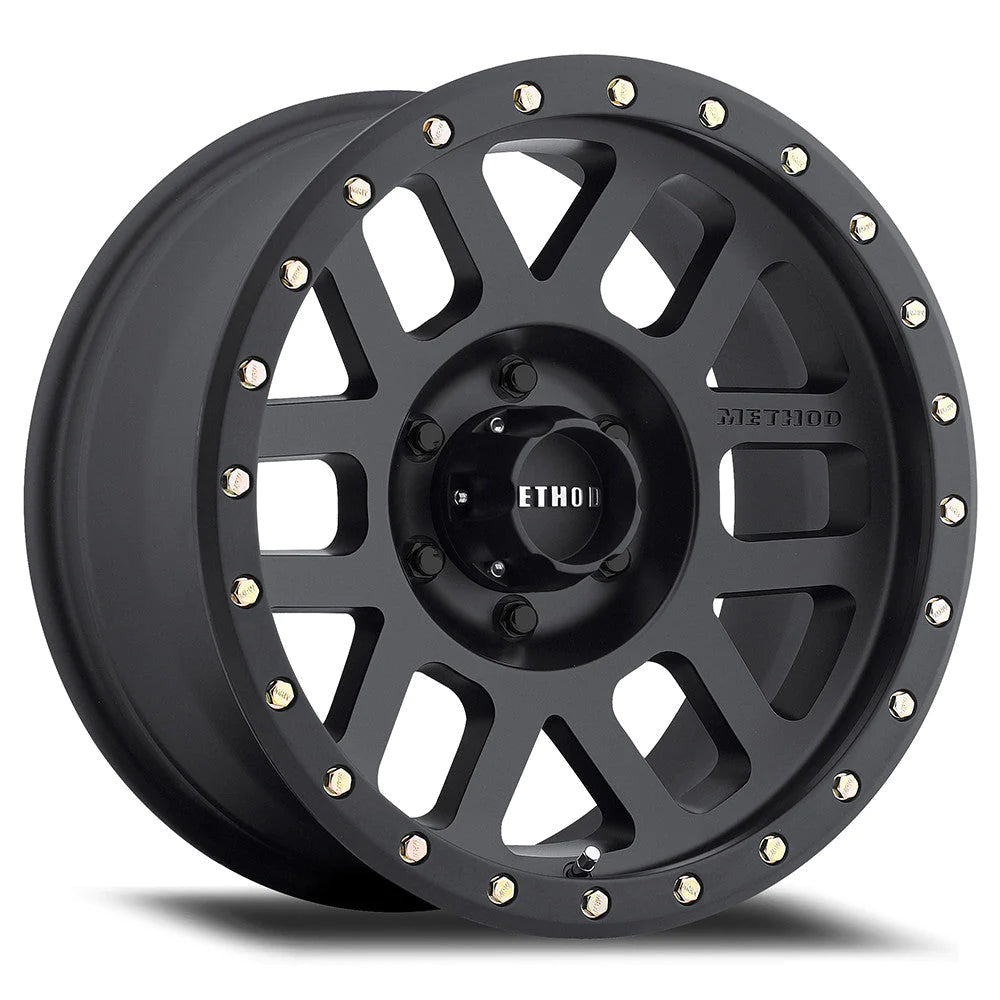 RINES METHOD MR309 GRID 17X8.5 6X120 CB83 ET0 MATTE BLACK