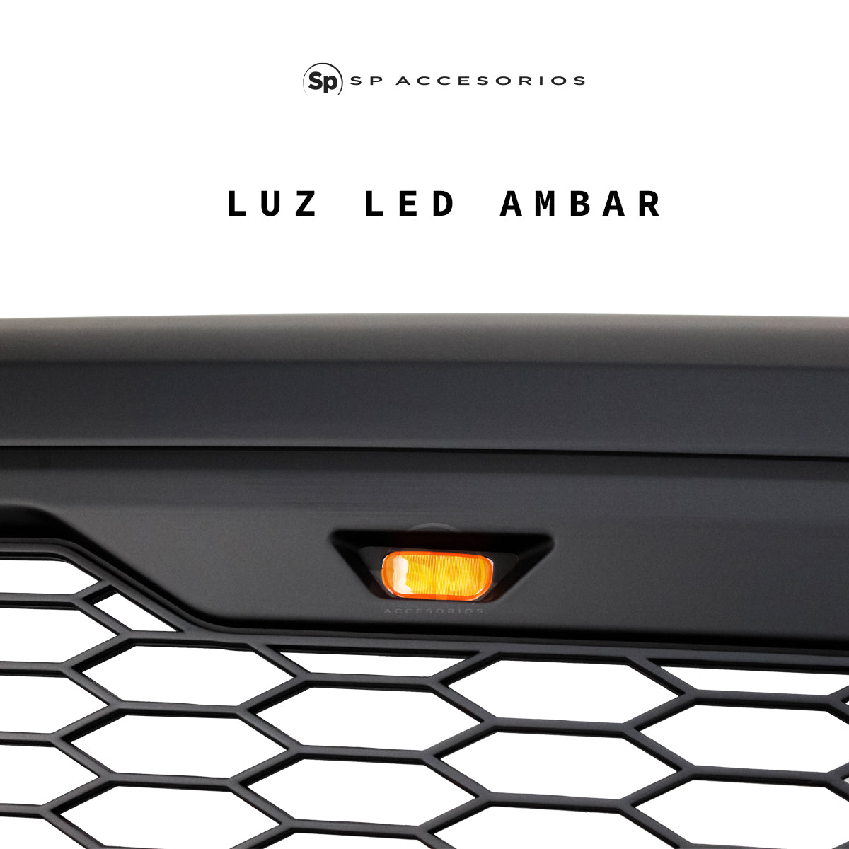 PARRILLA TIPO RAPTOR CON LEDS AMBAR PARA FORD F-250 F- 350 2011 - 2016