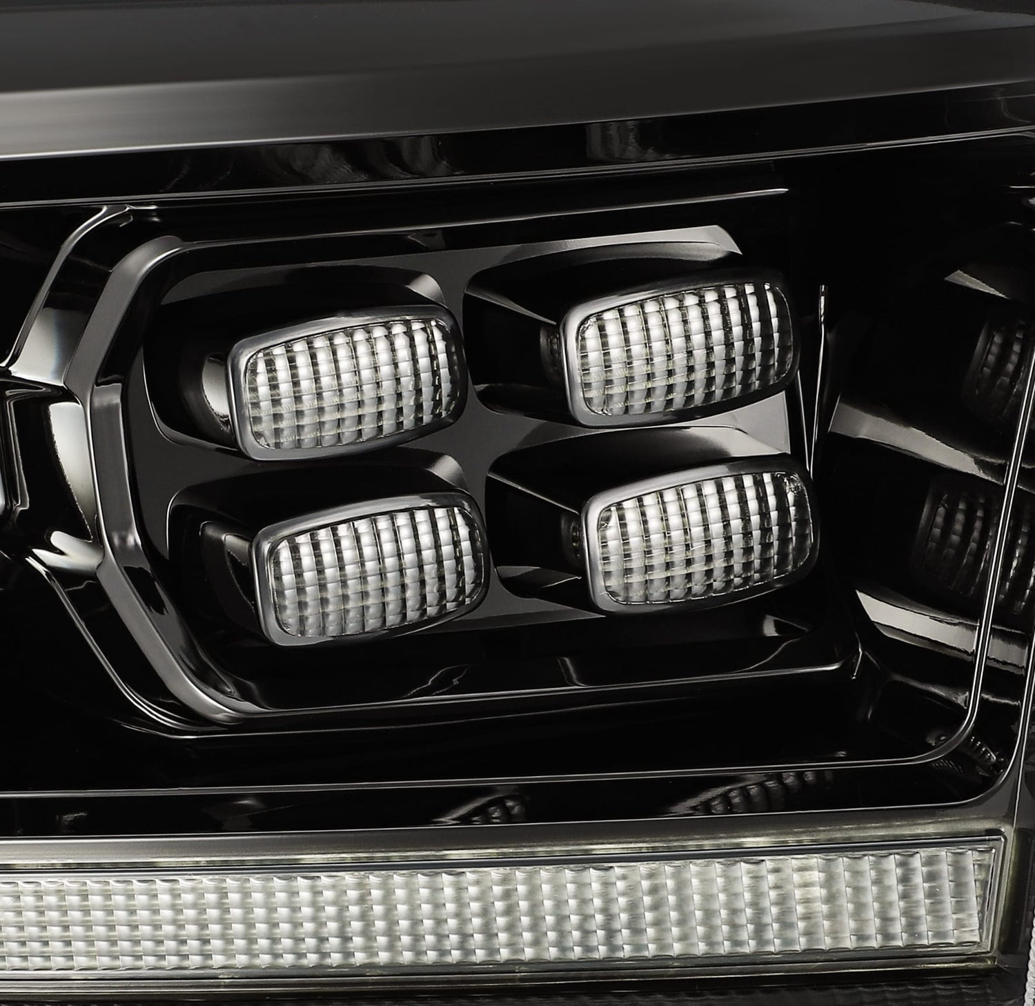 FAROS DELANTEROS PRO-SERIES ALPHAREX PARA DODGE RAM 1500 2009 - 2018