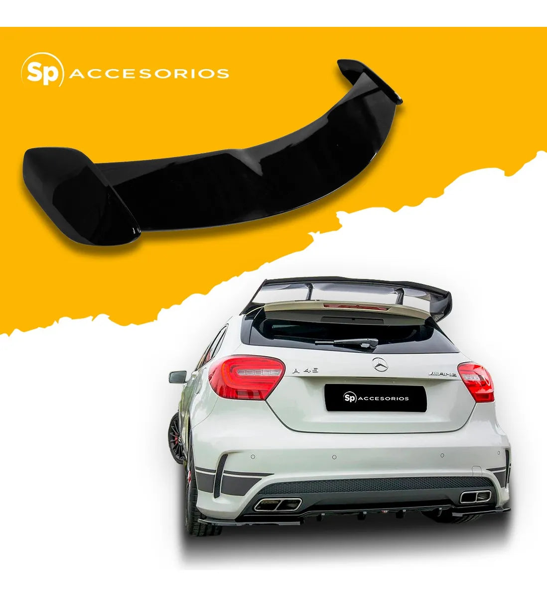 Spoiler Amg A45 Para Mercedes Benz Class Clase A 2013-2015