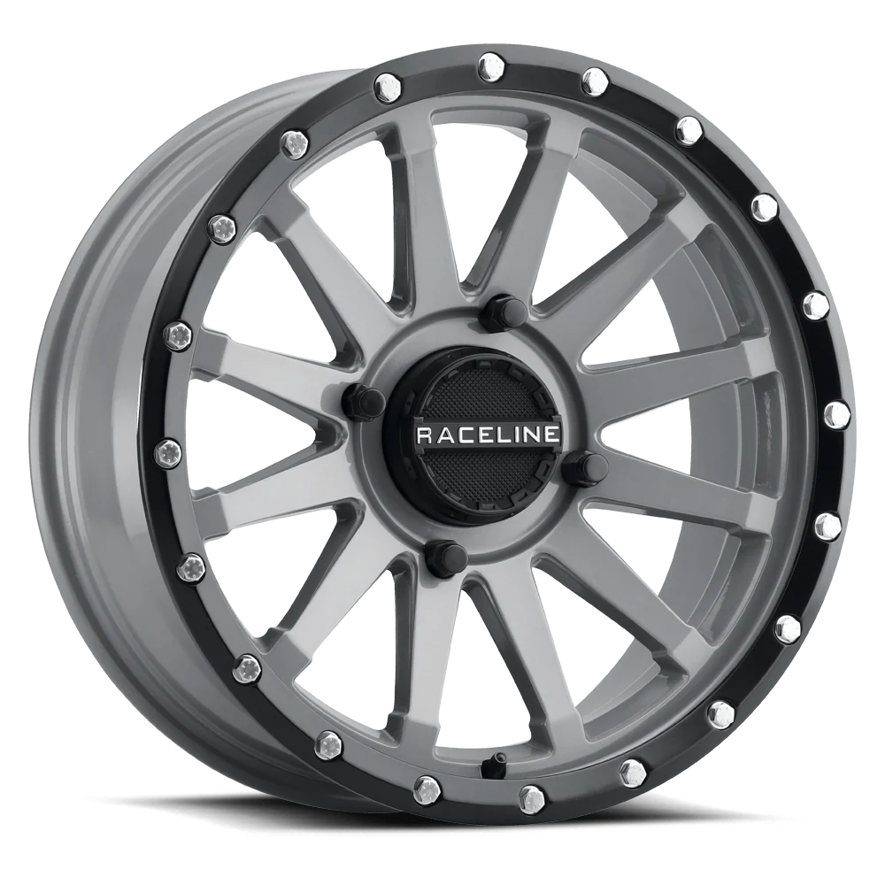 RINES RACELINE TROPHY 15X7 4X137 ET10 STEALTH GREY